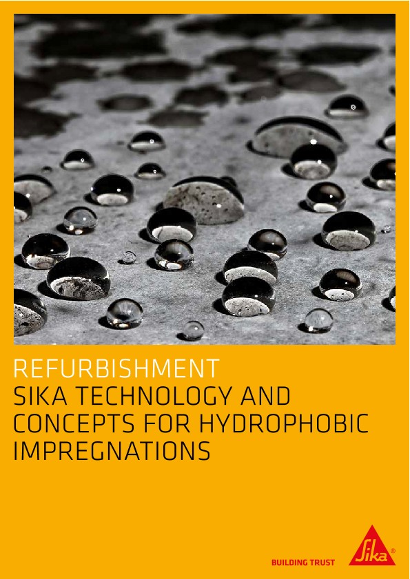 Sika Technology and Concepts for Hydrophobic Impregnations