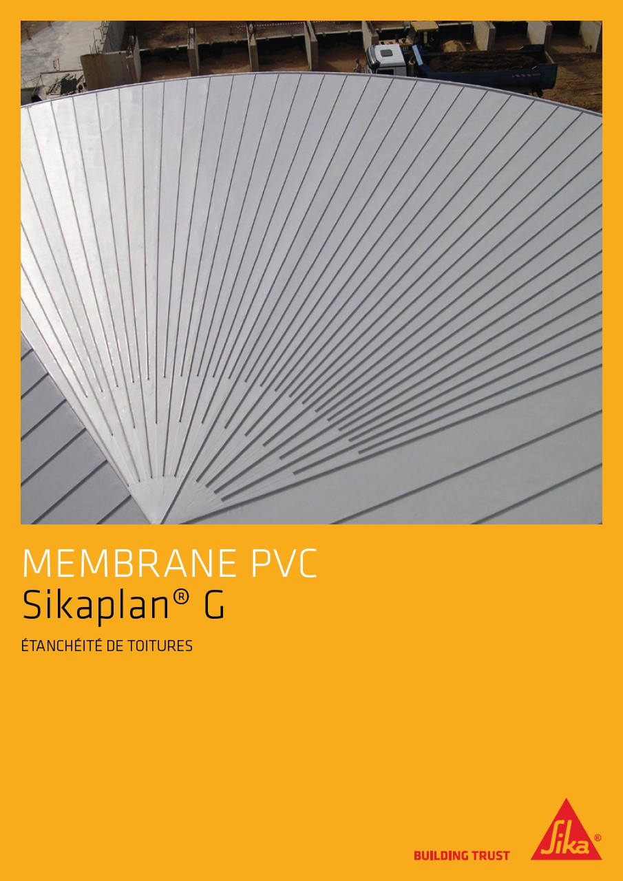 Plaquette Sikaplan G Membrane PVC
