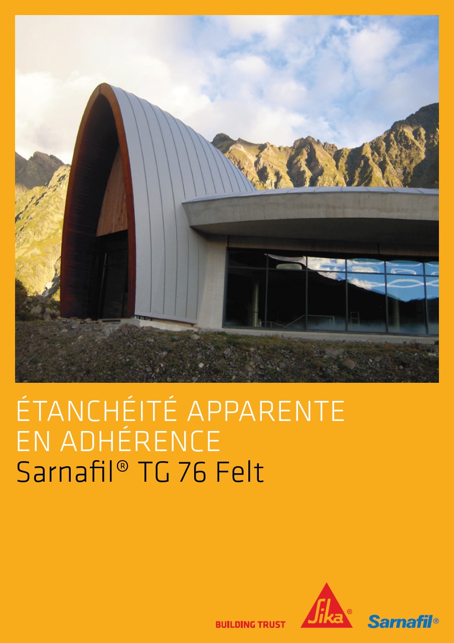 Etanchéité apparente en adhérence