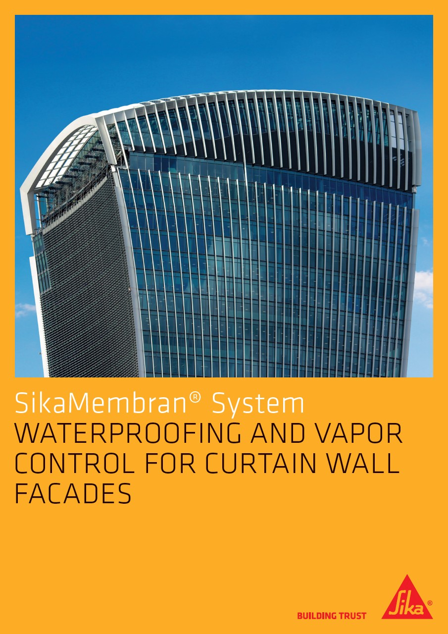 SikaMembran® System - Waterproofing and Vapor Control for Curtain Wall Facades
